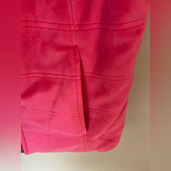 Kiwi Kate Hot Pink Plush Reversable Vest | Women's Sz SM - Picture 8 of 12